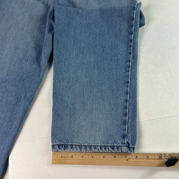 Y2K Levi's Jeans Men's 34x29* 560 Comfort Loose Fit Tapered Blue Denim Tag 35x30 - Picture 11 of 16